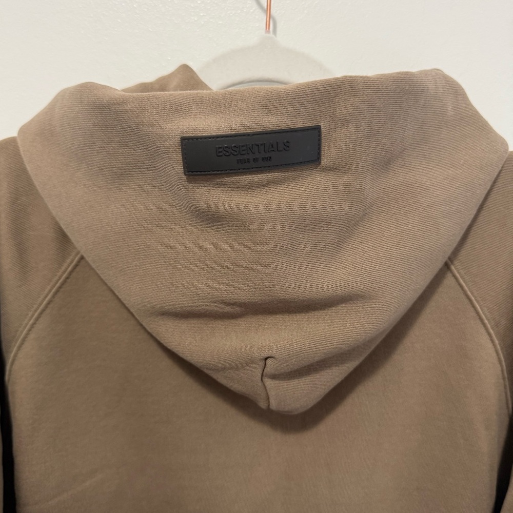 Fear of God Essentials Army Green Hoodie Size S Streetwear - Picture 2 of 9